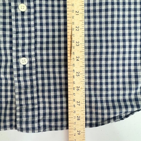 Abercrombie & Fitch Men's Blue Gingham Long Sleeve Muscle Fit Shirt Size XXL - Picture 9 of 15